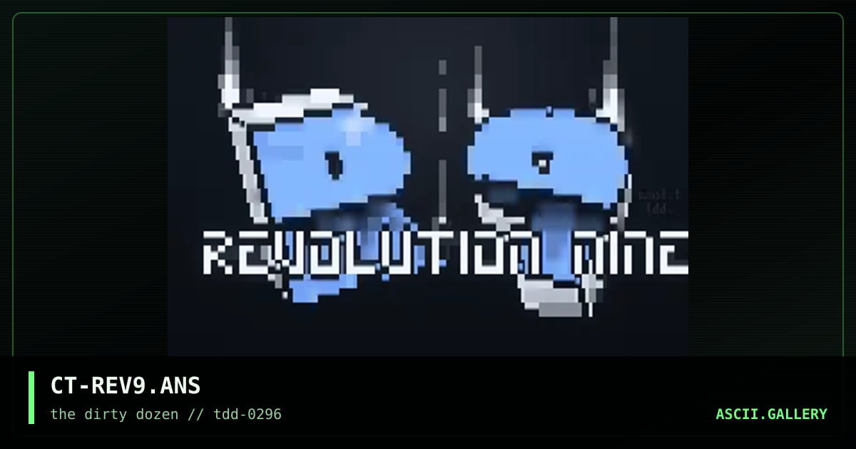 CT-REV9.ANS, by cool t, 1996