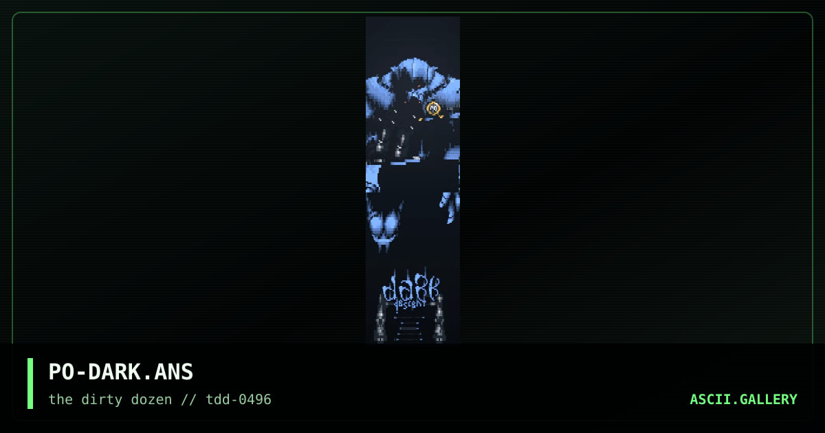 Dark Descent, by posyden, 1996