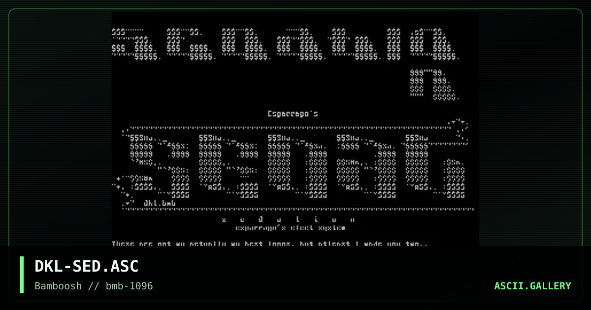 Sedation, by darklord, 1996