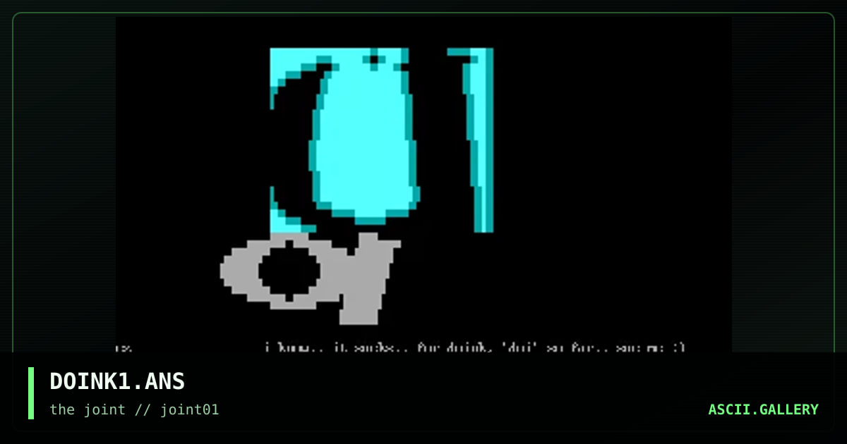 DOINK1.ANS, by the joint, 1996