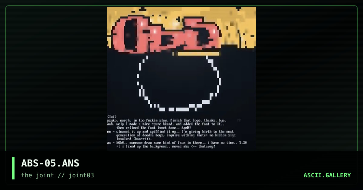 ABS-05.ANS, by untagged, 1996