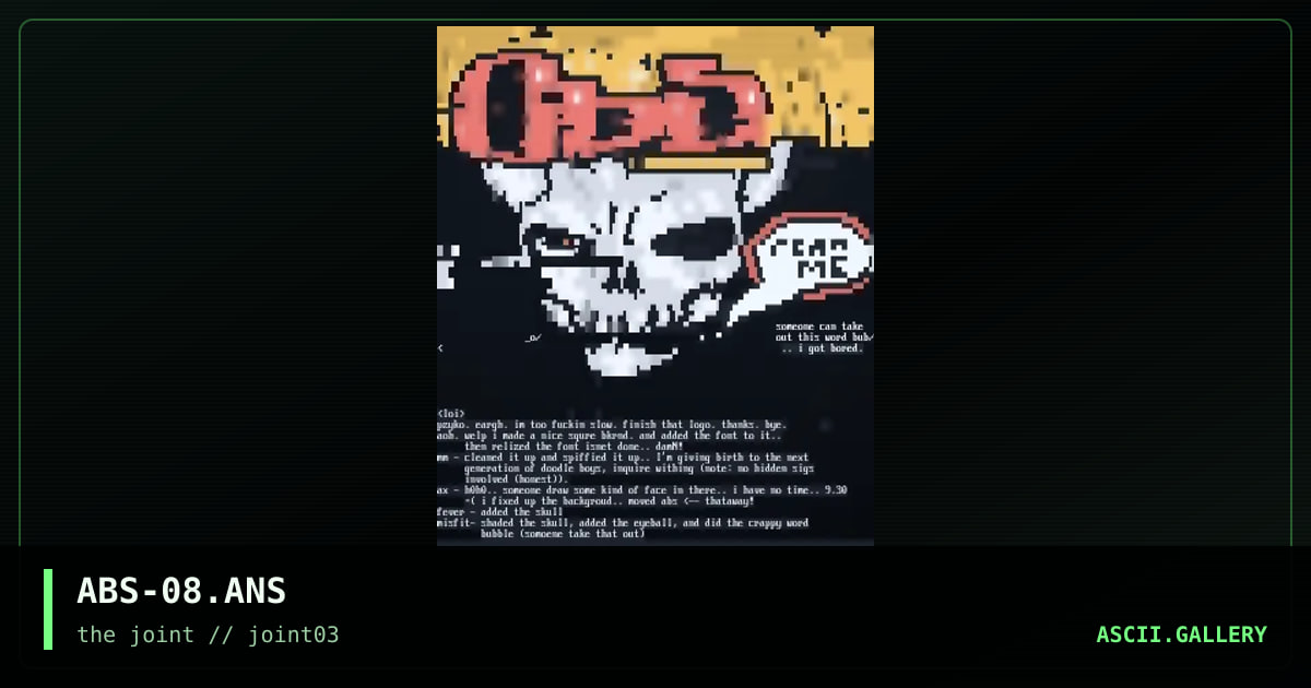 ABS-08.ANS, by untagged, 1996