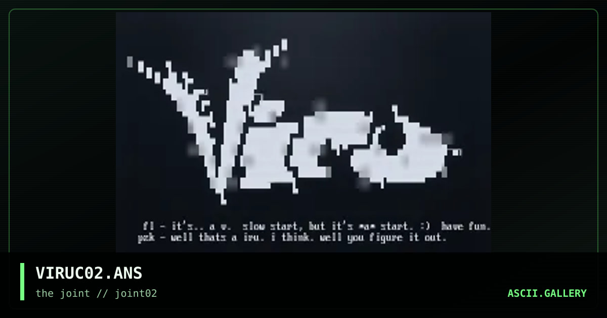 VIRUC02.ANS, by the joint, 1996