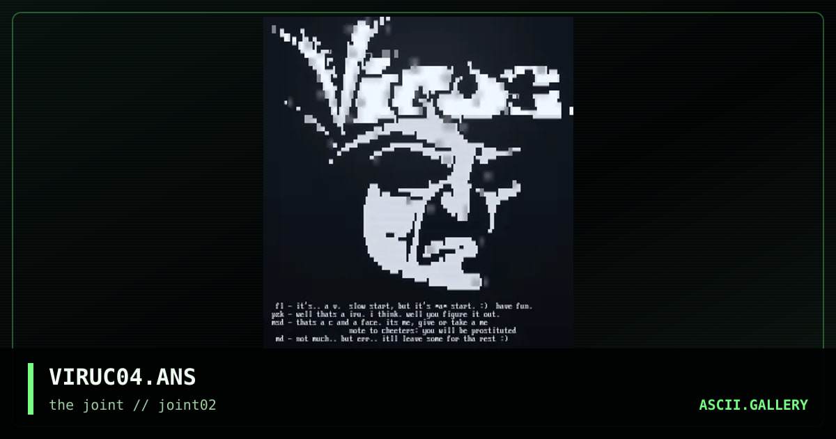 VIRUC04.ANS, by the joint, 1996