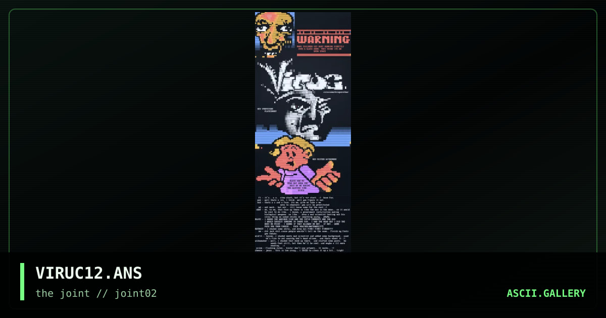VIRUC12.ANS, by the joint, 1996