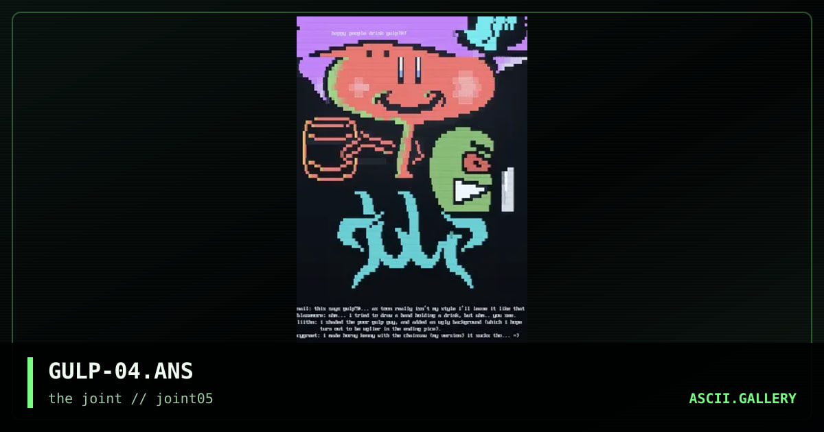 GULP-04.ANS, by the joint, 1996