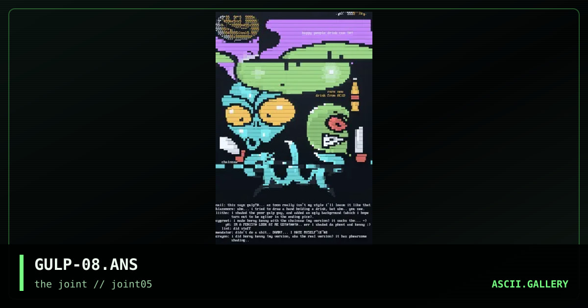 GULP-08.ANS, by the joint, 1996