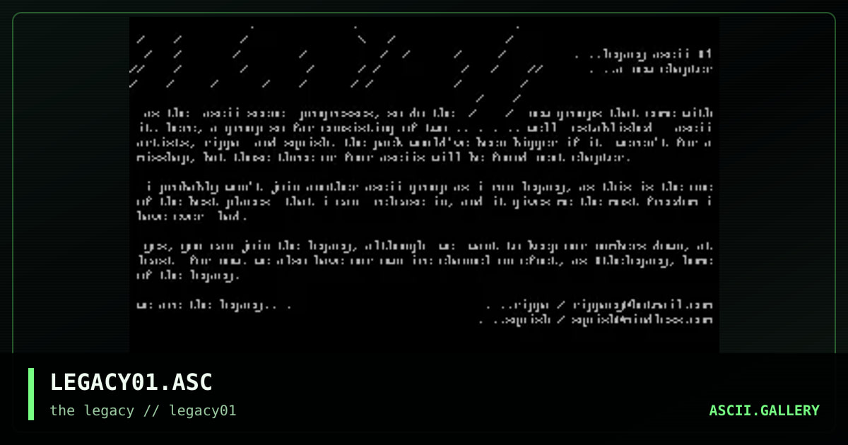 LEGACY01.ASC, by untagged, 1999