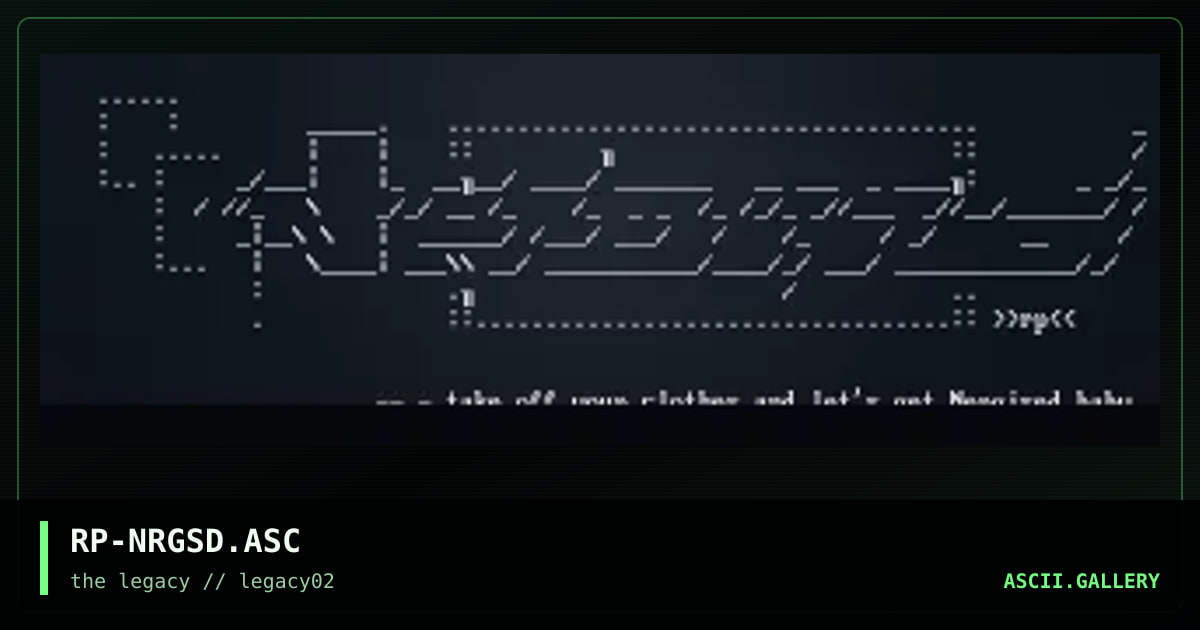 (n)ergised!, by rippa, 1999