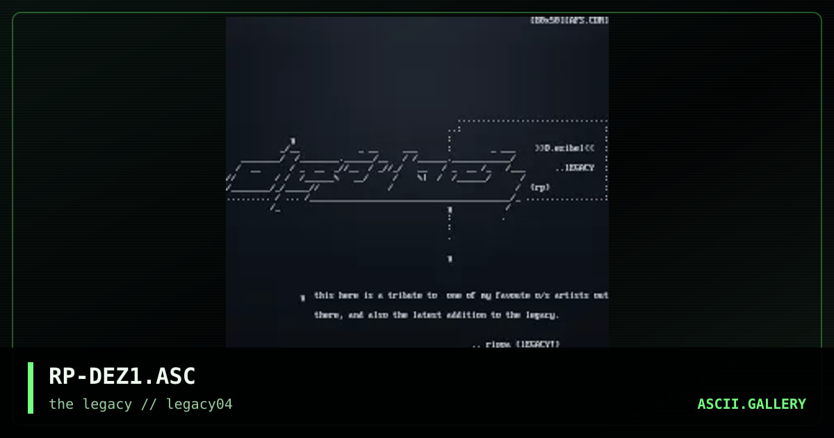 RP-DEZ1.ASC, by rippa, 1999