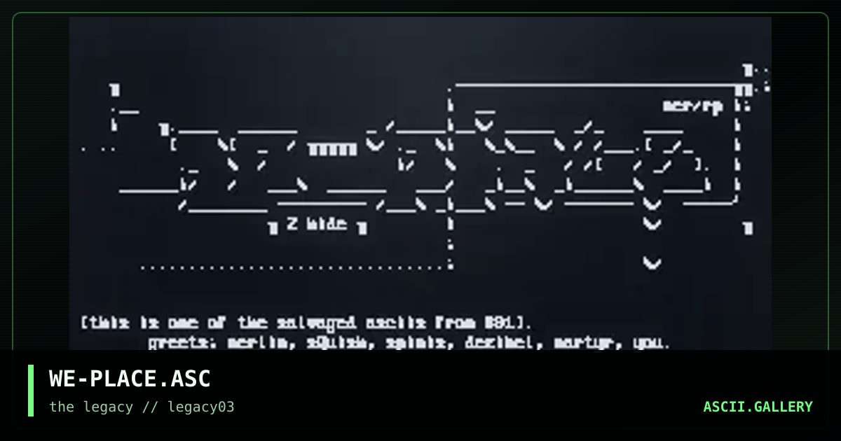 WE-PLACE.ASC, by merlin, rippa, 1999