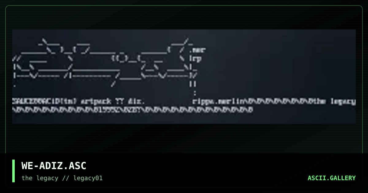 WE-ADIZ.ASC, by rippa, 1999