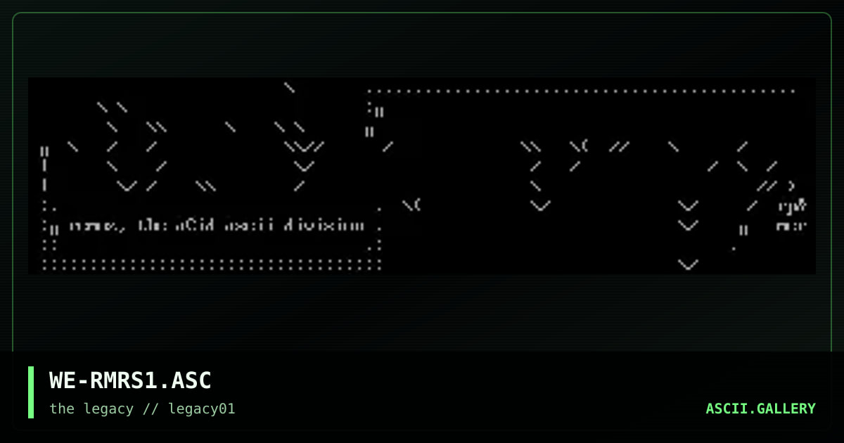 WE-RMRS1.ASC, by rippa, 1999