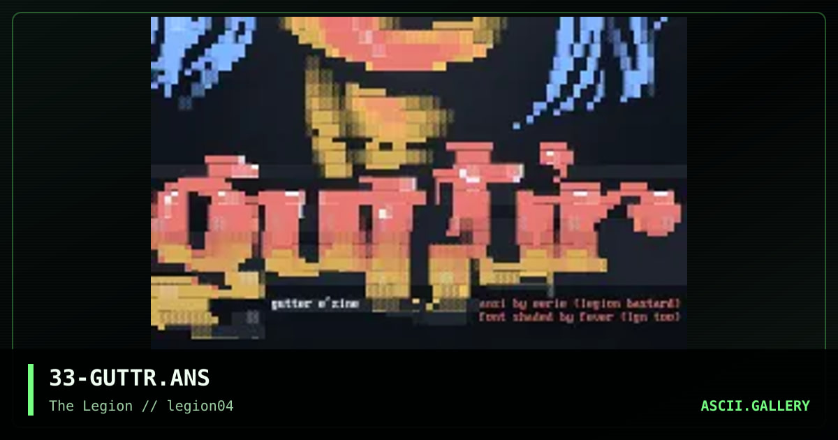 gutter, by eerie, 1998