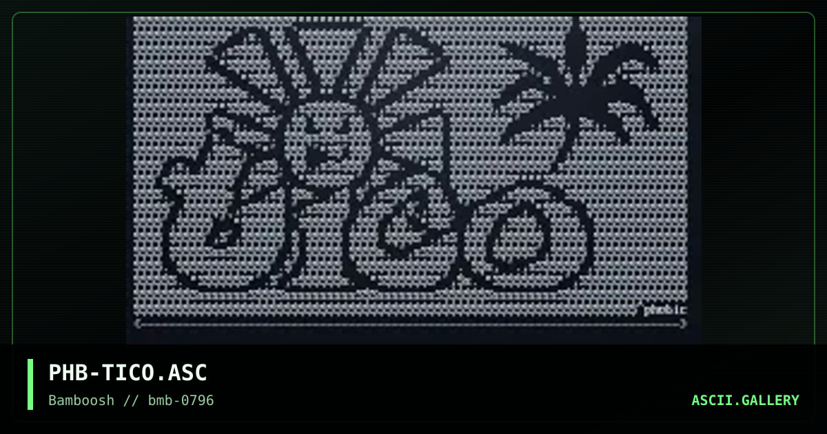 Tico [asc] logo, by phobic, 1996