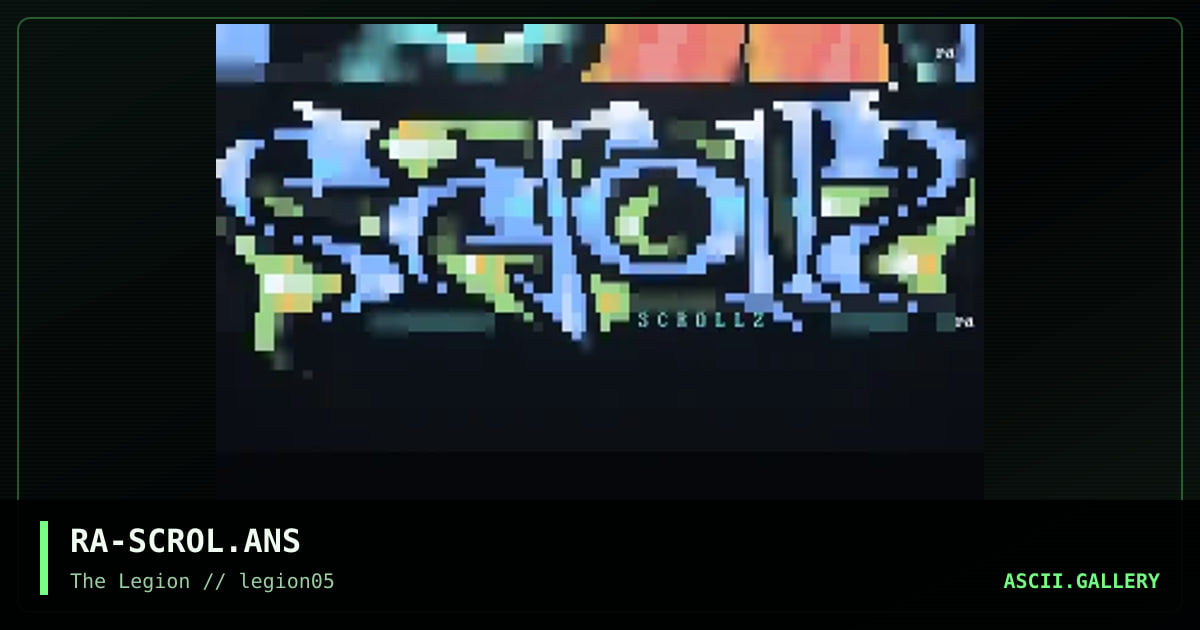 scrollz, by reanimator, 1998