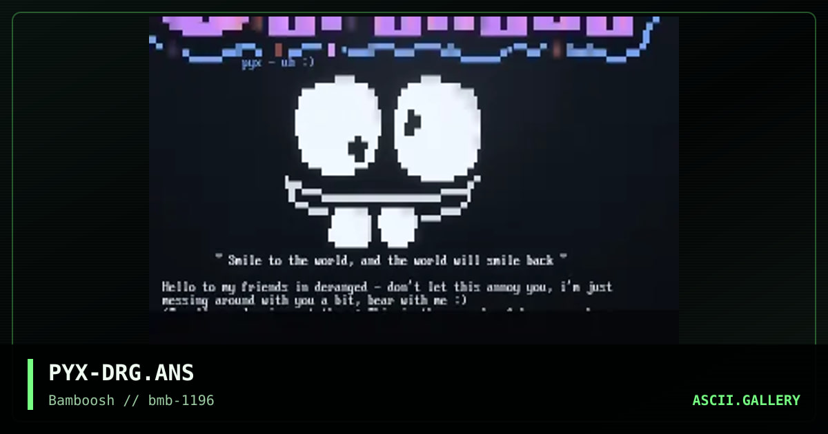 Deranged, by pyx, 1996