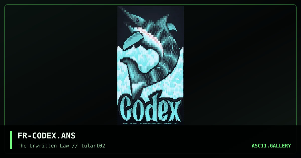 Codex, by faucheur, 1996