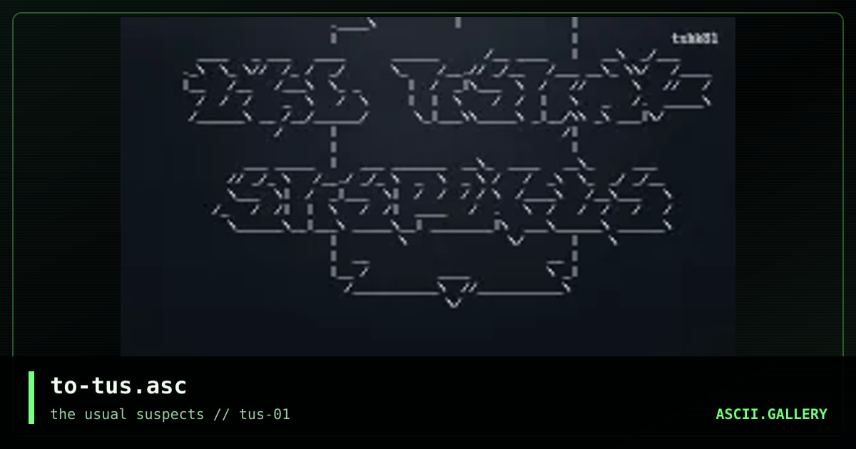 to-tus.asc, by talo, 2001