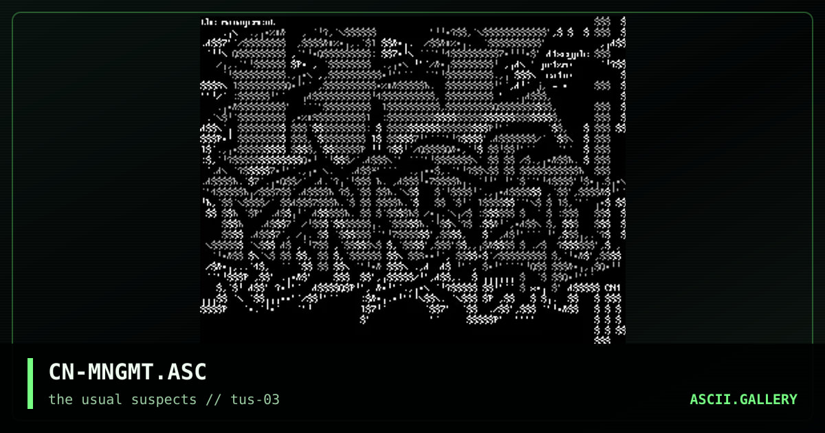 CN-MNGMT.ASC, by cain, 2001