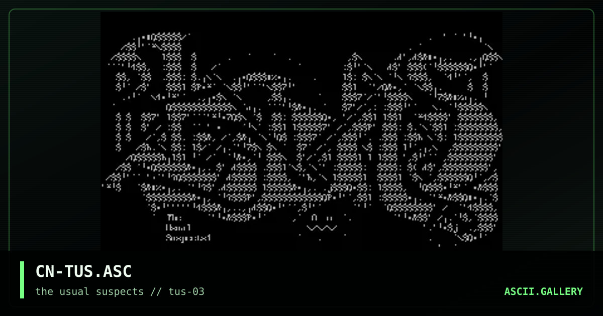 CN-TUS.ASC, by cain, 2001