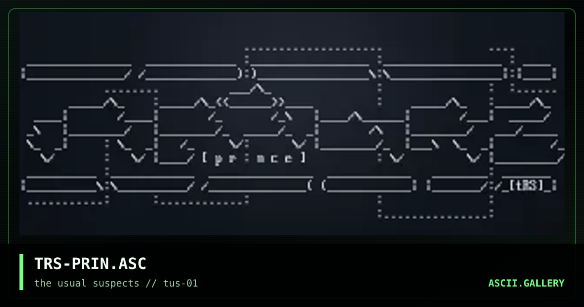 TRS-PRIN.ASC, by trasher, 2001