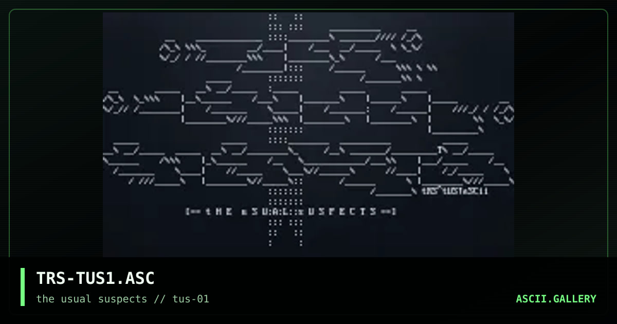 TRS-TUS1.ASC, by trasher, 2001