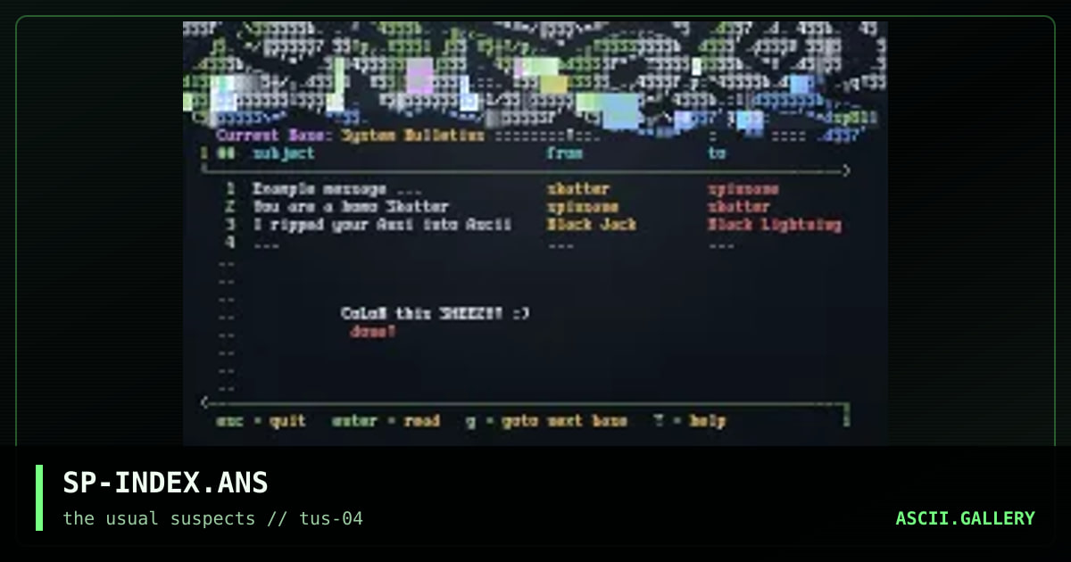 SP-INDEX.ANS, by spinsane, 2001
