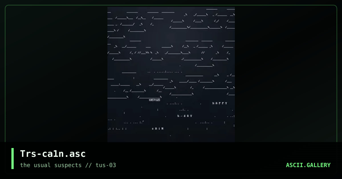 Trs-ca1n.asc, by trasher, 2001