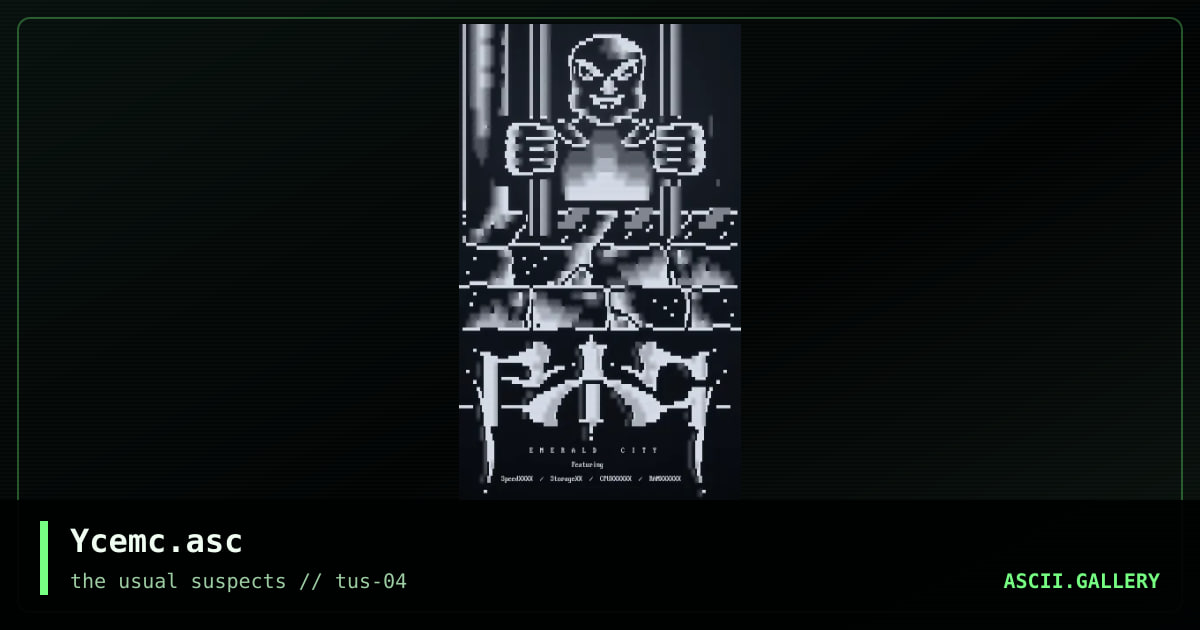 Ycemc.asc, by yce, 2001