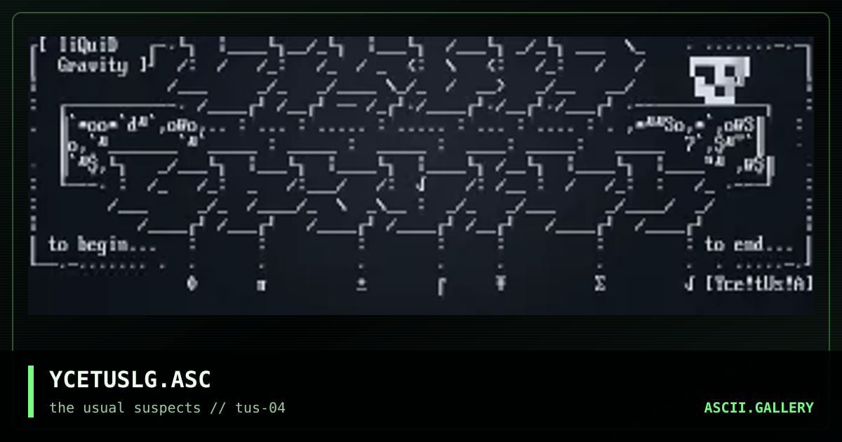 YCETUSLG.ASC, by yce, 2001