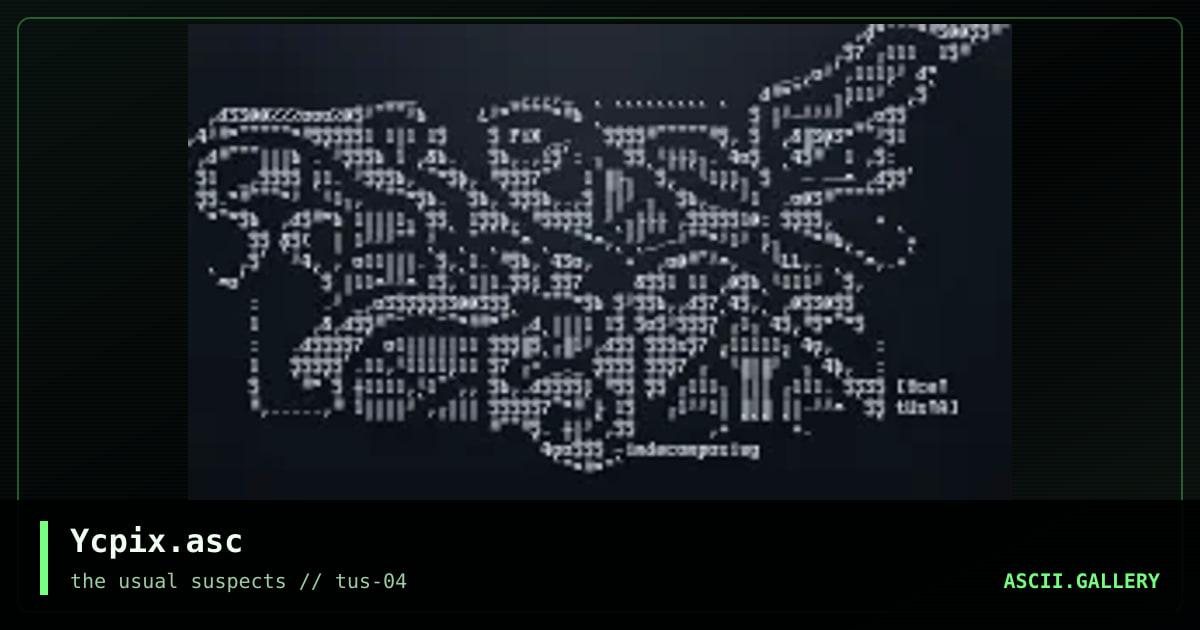 Ycpix.asc, by yce, 2001