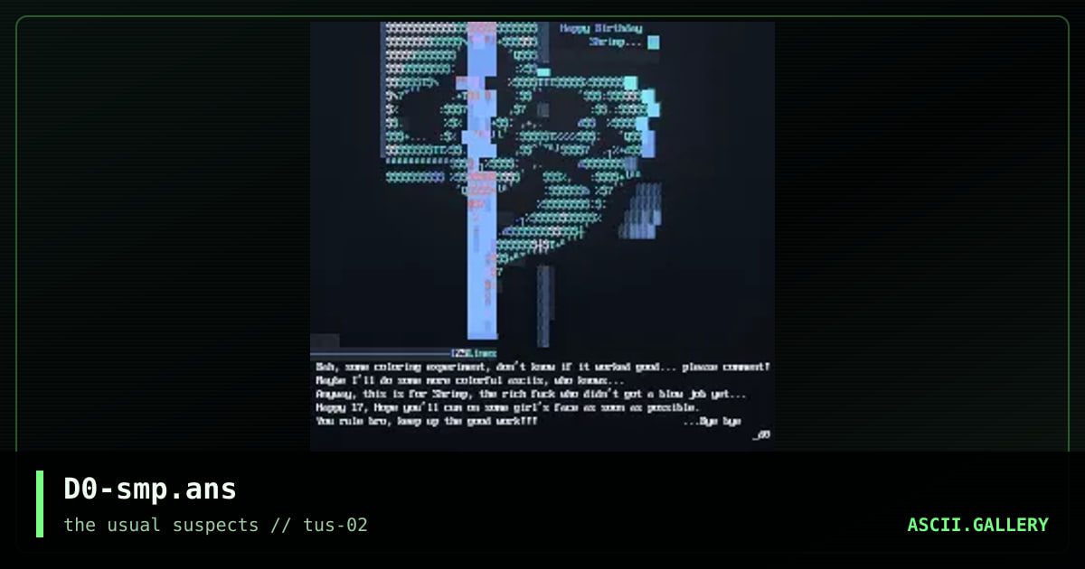 D0-smp.ans, by double zero, 2001