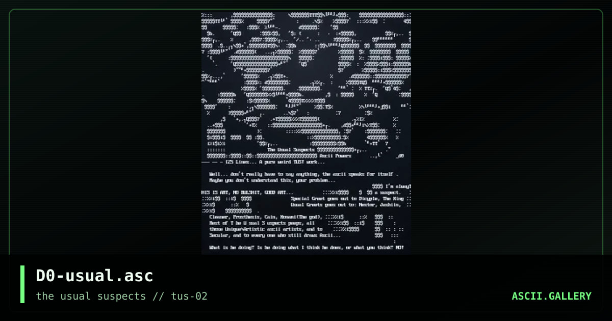 D0-usual.asc, by double zero, 2001