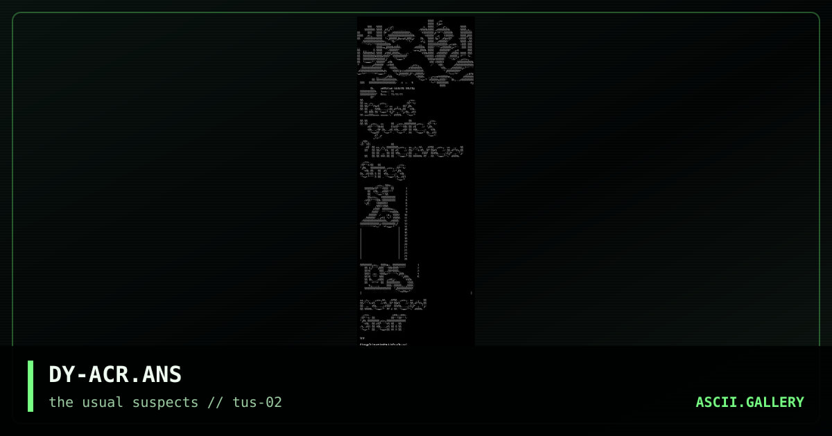 DY-ACR.ANS, by discyple, 2001