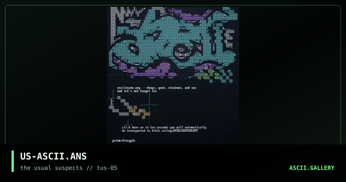 US-ASCII.ANS, by prizm, discyple, 2002