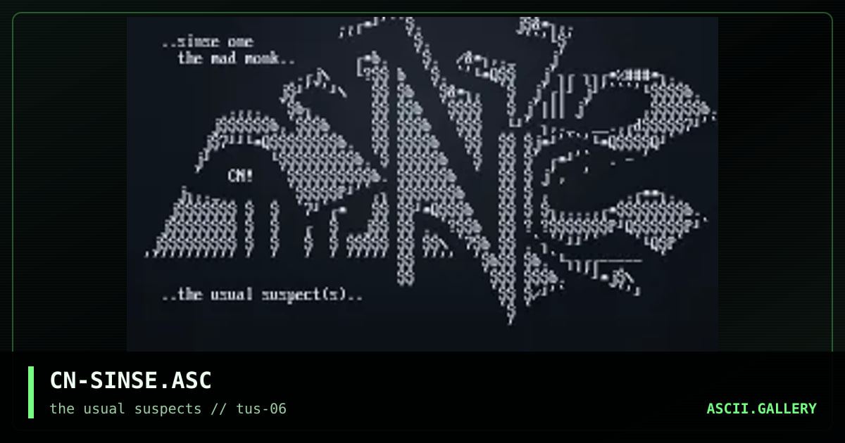 CN-SINSE.ASC, by cain, 2002