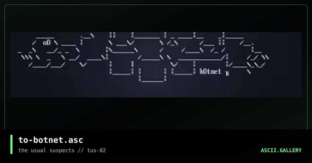 to-botnet.asc, by talo, 2001