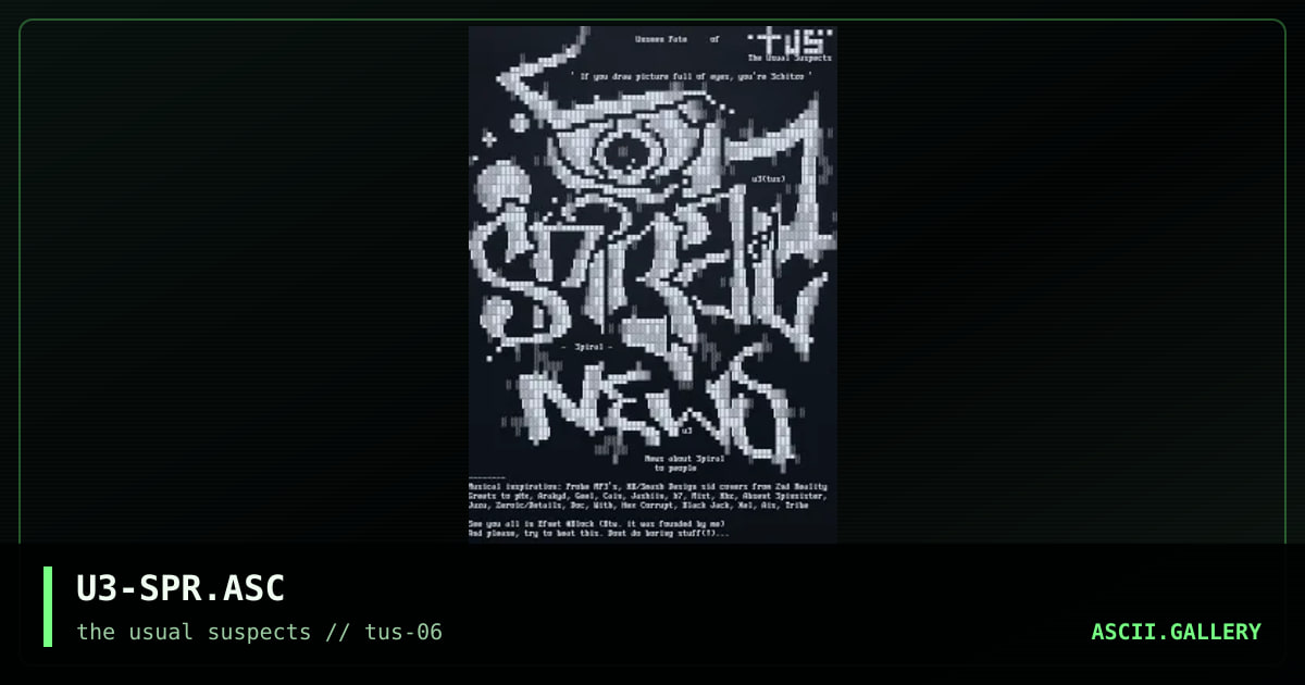 U3-SPR.ASC, by unseen fate, 2002