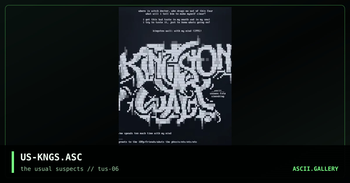 US-KNGS.ASC, by unseen fate, simonking, 2002