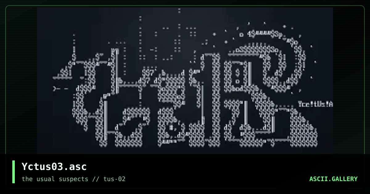 Yctus03.asc, by yce, 2001