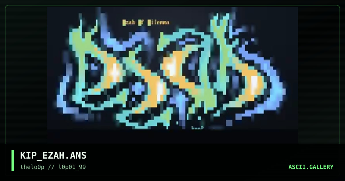 ezah, by kipsake, 1999