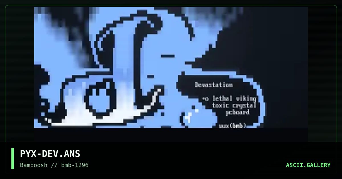 Devastation, by pyx, 1996