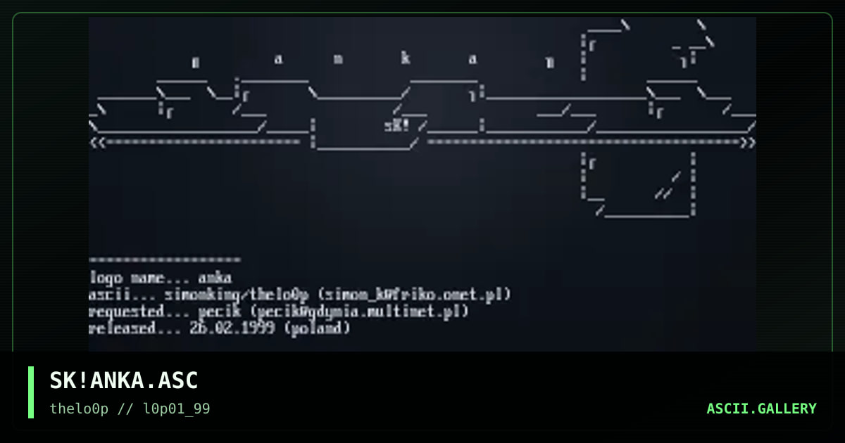 SK!ANKA.ASC, by simonking, 1999