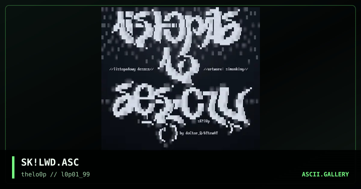 SK!LWD.ASC, by simonking, 1999