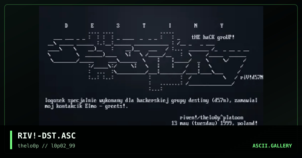 RIV!-DST.ASC, by riven, 1999
