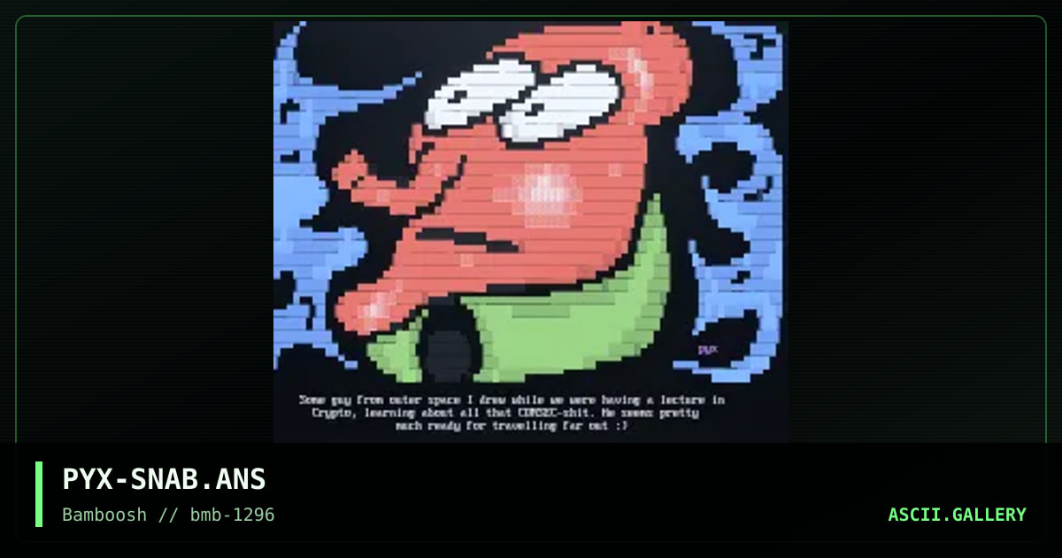Snabelkäse, by pyx, 1996