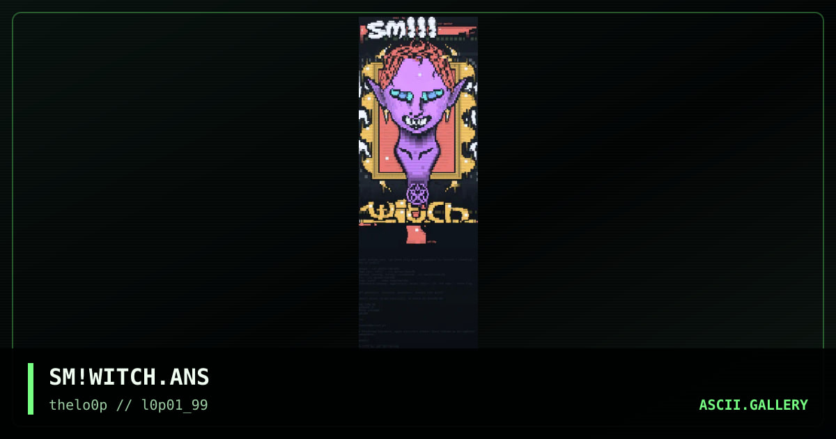 wITCH, by sir mentor, 1999