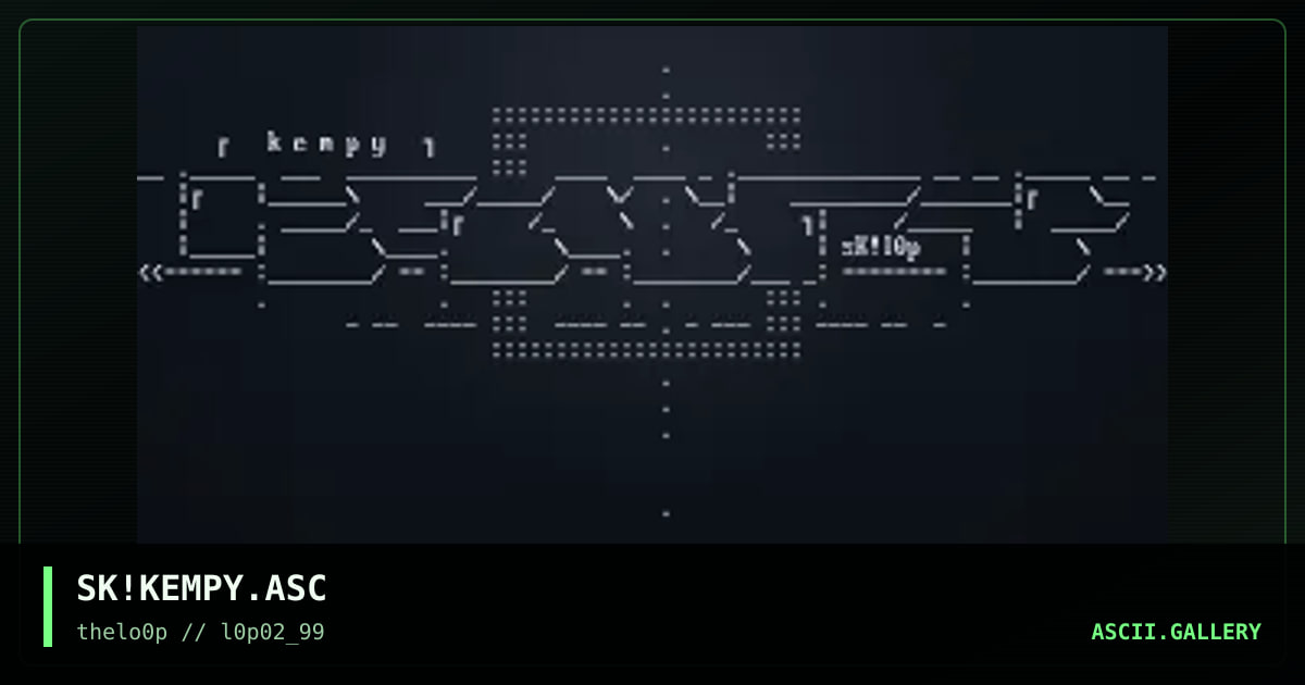 SK!KEMPY.ASC, by simonking, 1999