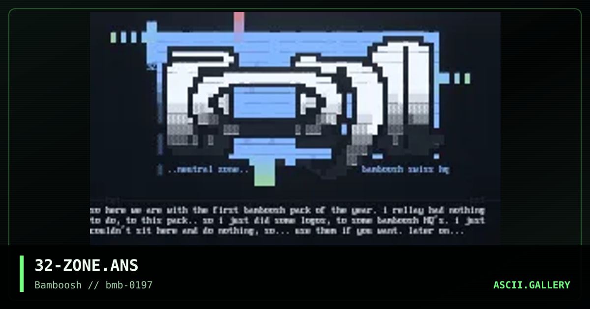 neutral zone  + a litel letter!, by ezy, 1997